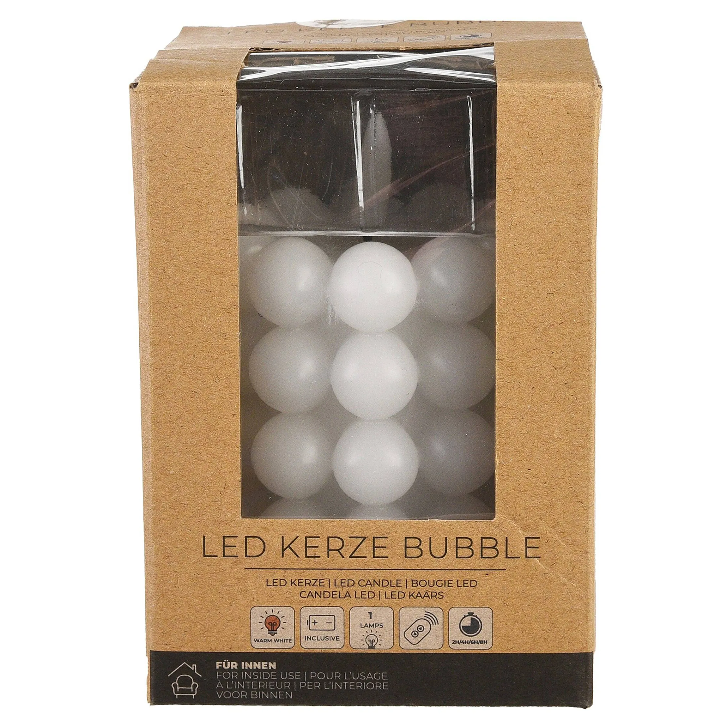 Depot Adventskerzen^Led-Kerze Bubble