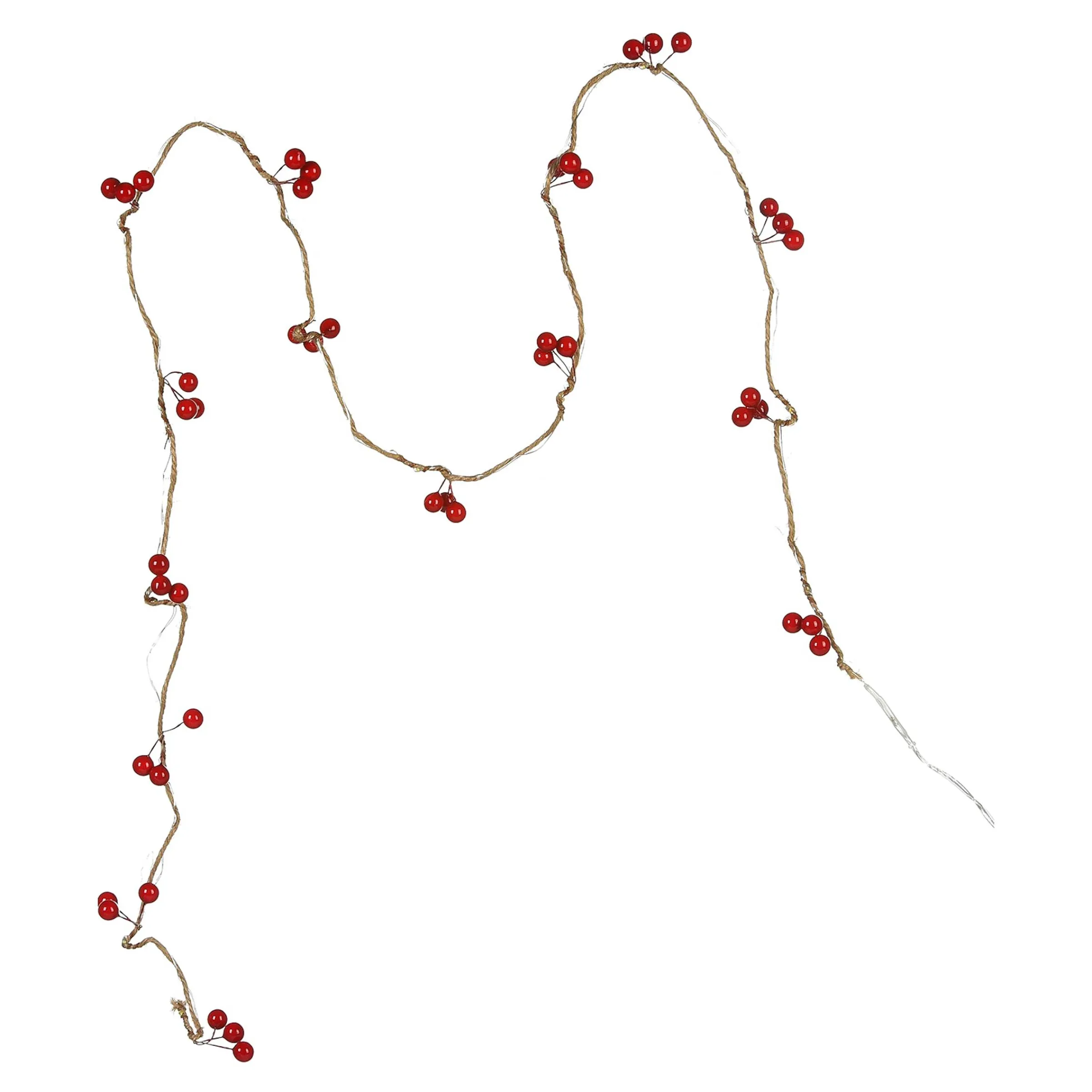 Depot Adventskranz-Deko^Led-Lichterkette Berries