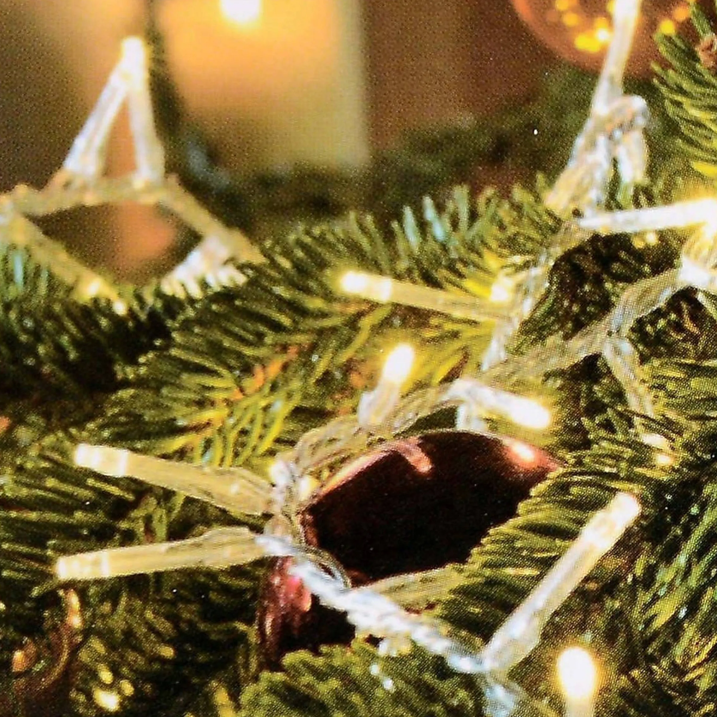 Depot Adventskranz-Deko^Led-Lichterkette Mini
