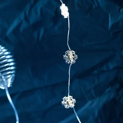 Depot Adventskranz-Deko^Led-Lichterkette Mini-Schneeflocke