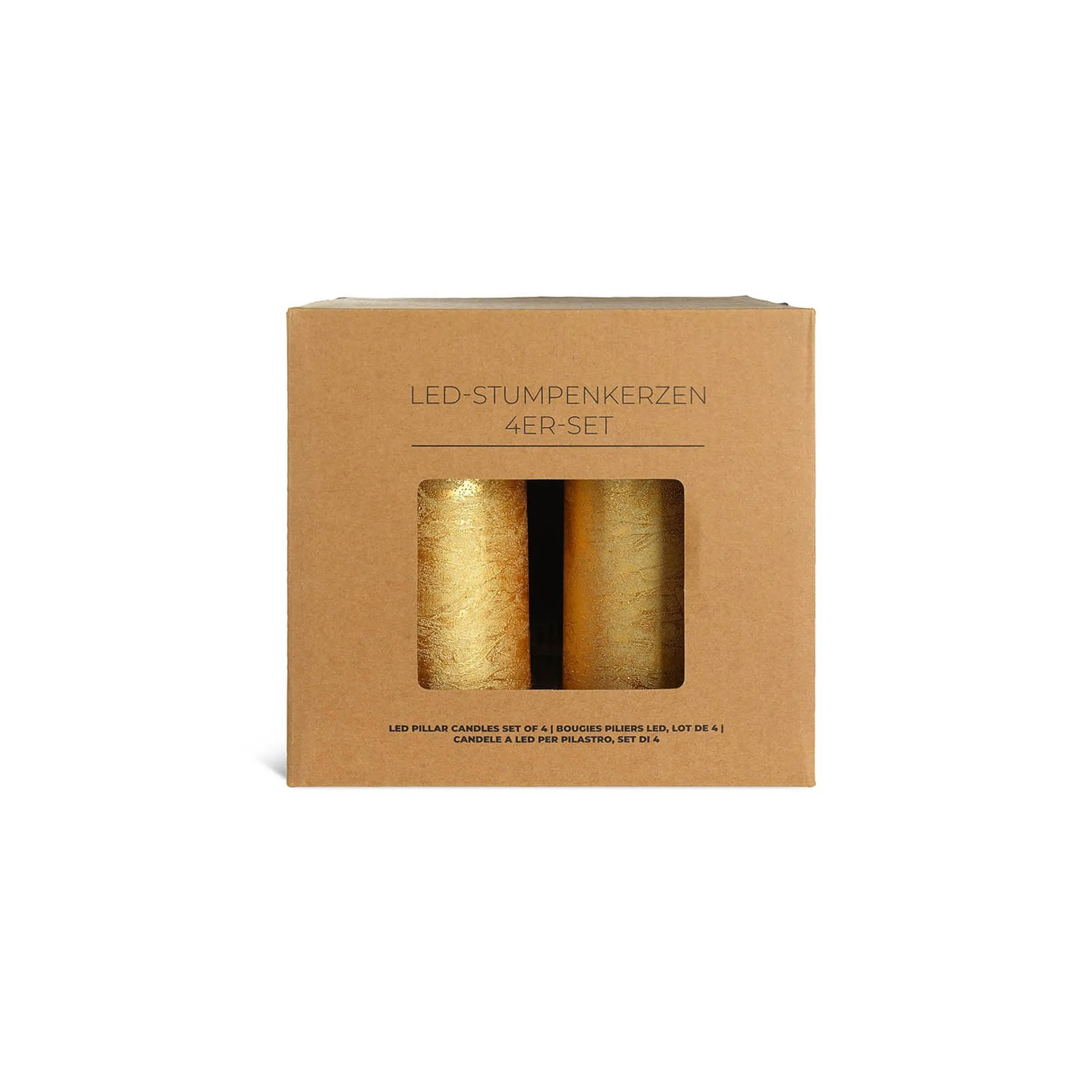 Depot Adventskerzen^Led-Stumpenkerzen-Set