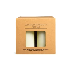 Depot Adventskerzen^Led-Stumpenkerzen-Set