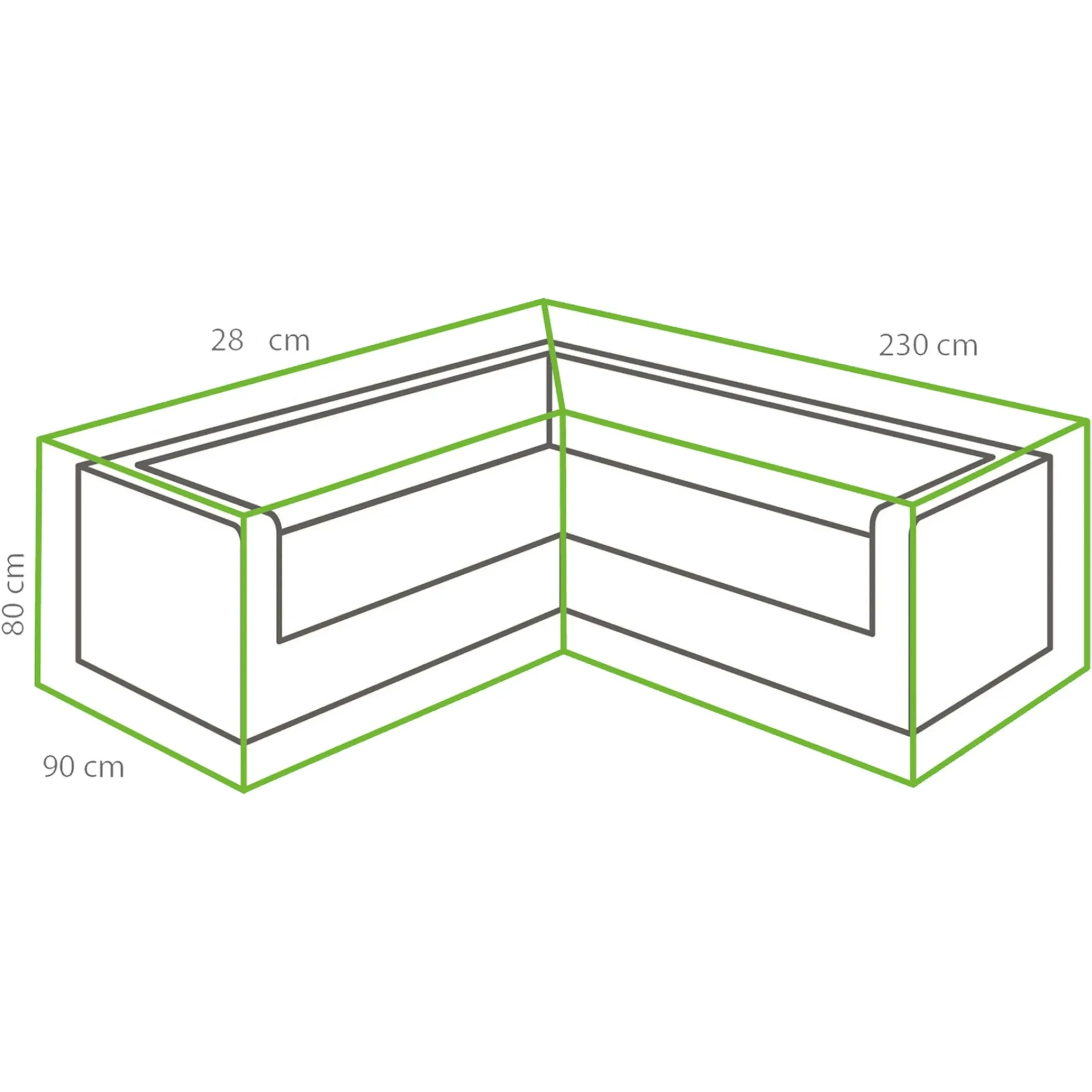 Depot Loungeset-Schutzhulle L-Form> Möbelschutz