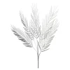 Depot Adventskranz-Deko^Metallic-Kunstblatt Palme
