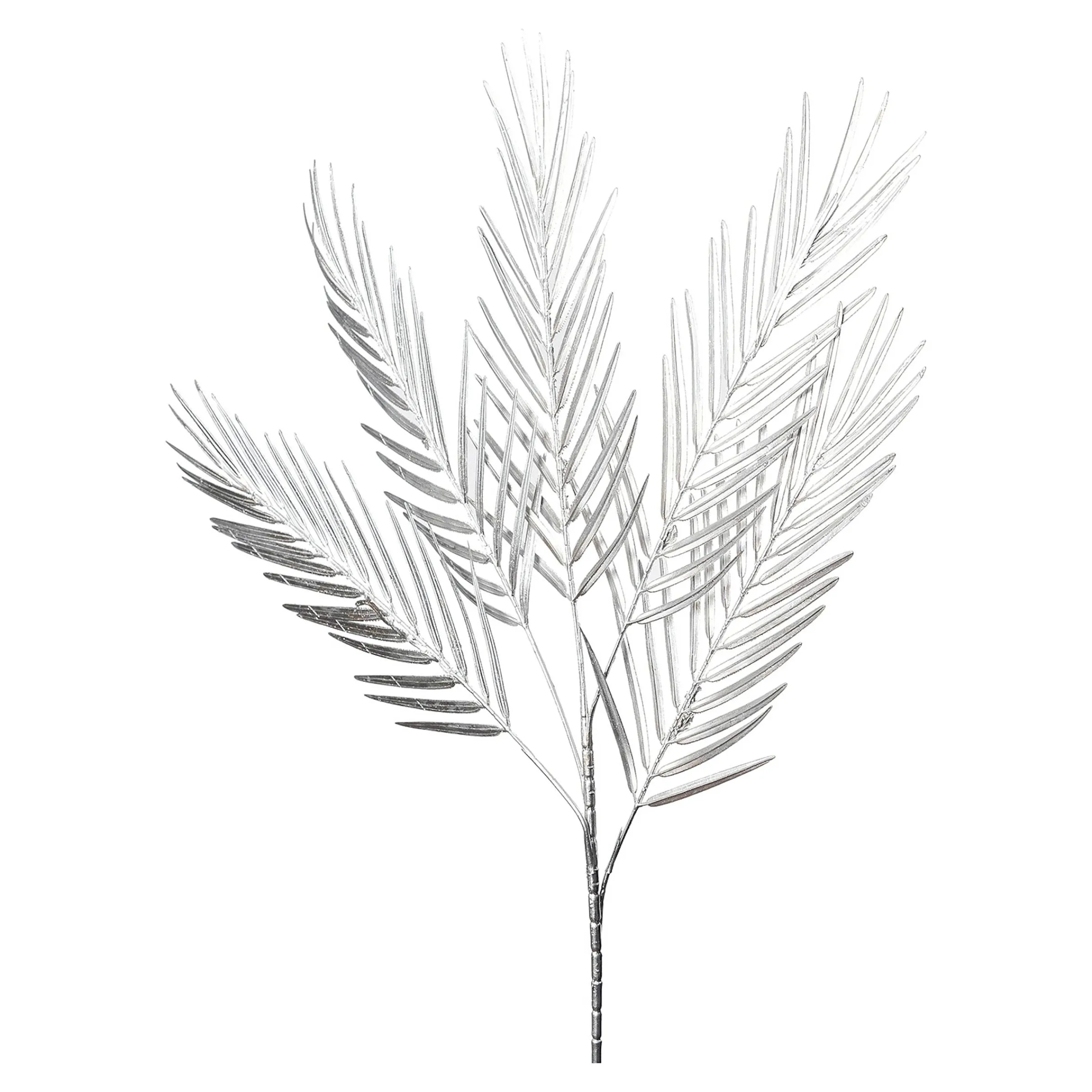 Depot Adventskranz-Deko^Metallic-Kunstblatt Palme