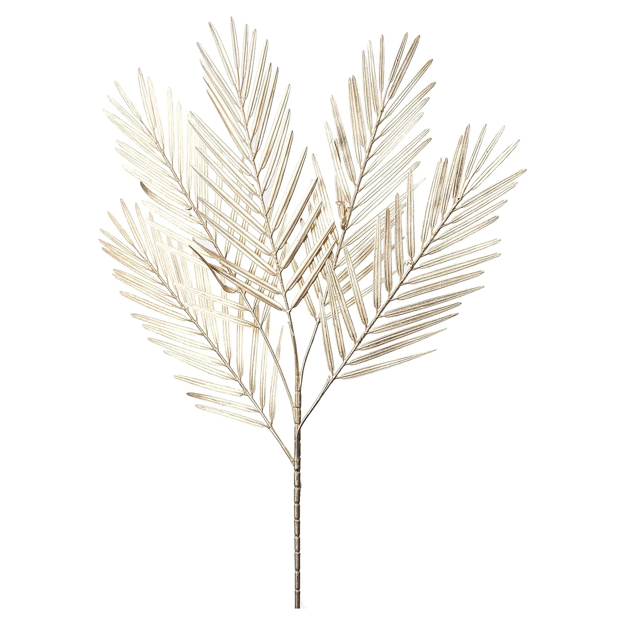Depot Adventskranz-Deko^Metallic-Kunstblatt Palme