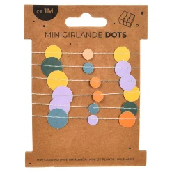 Depot Girlanden^Minigirlande Dots