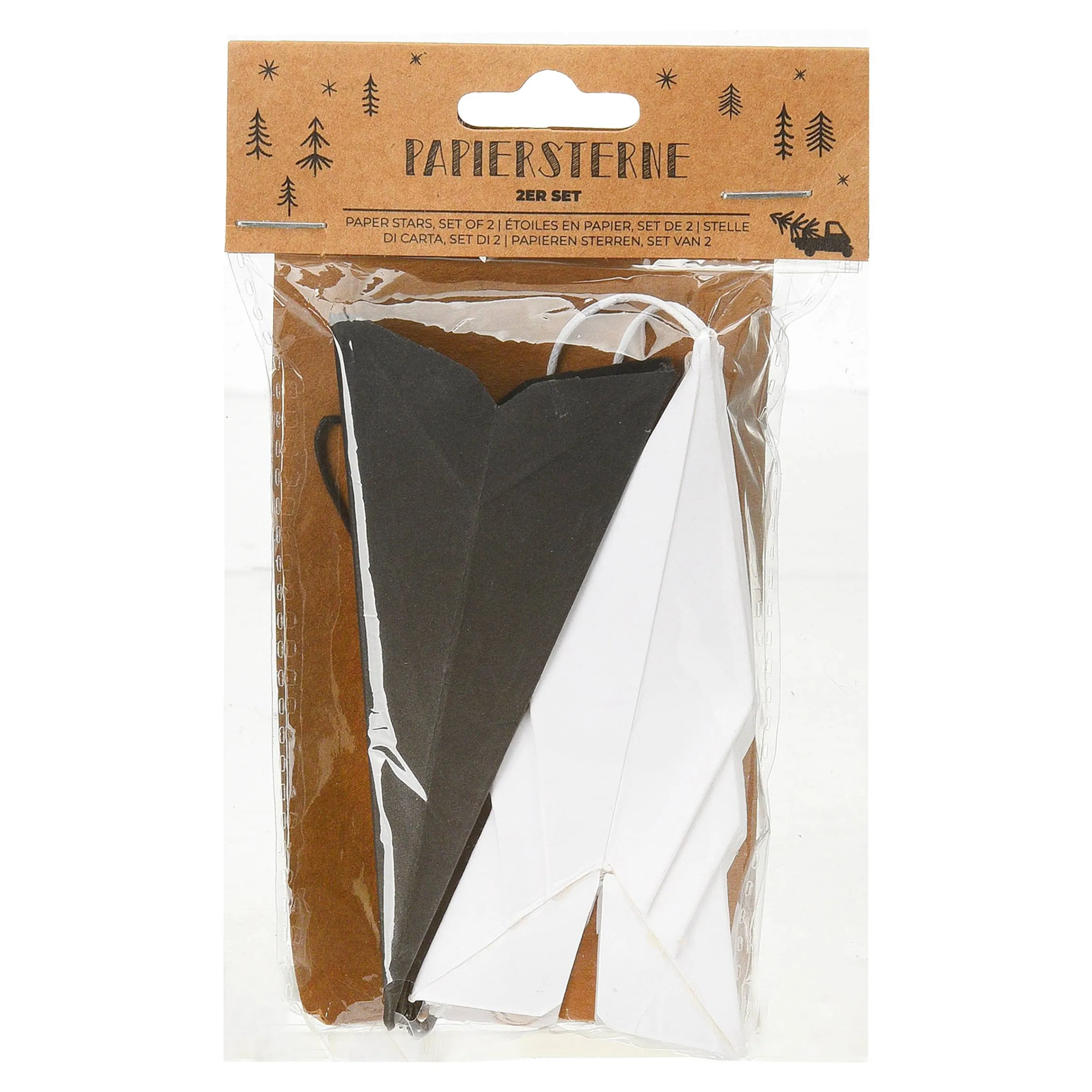 Depot Figuren & Formen^Papiersterne, 2Er-Set