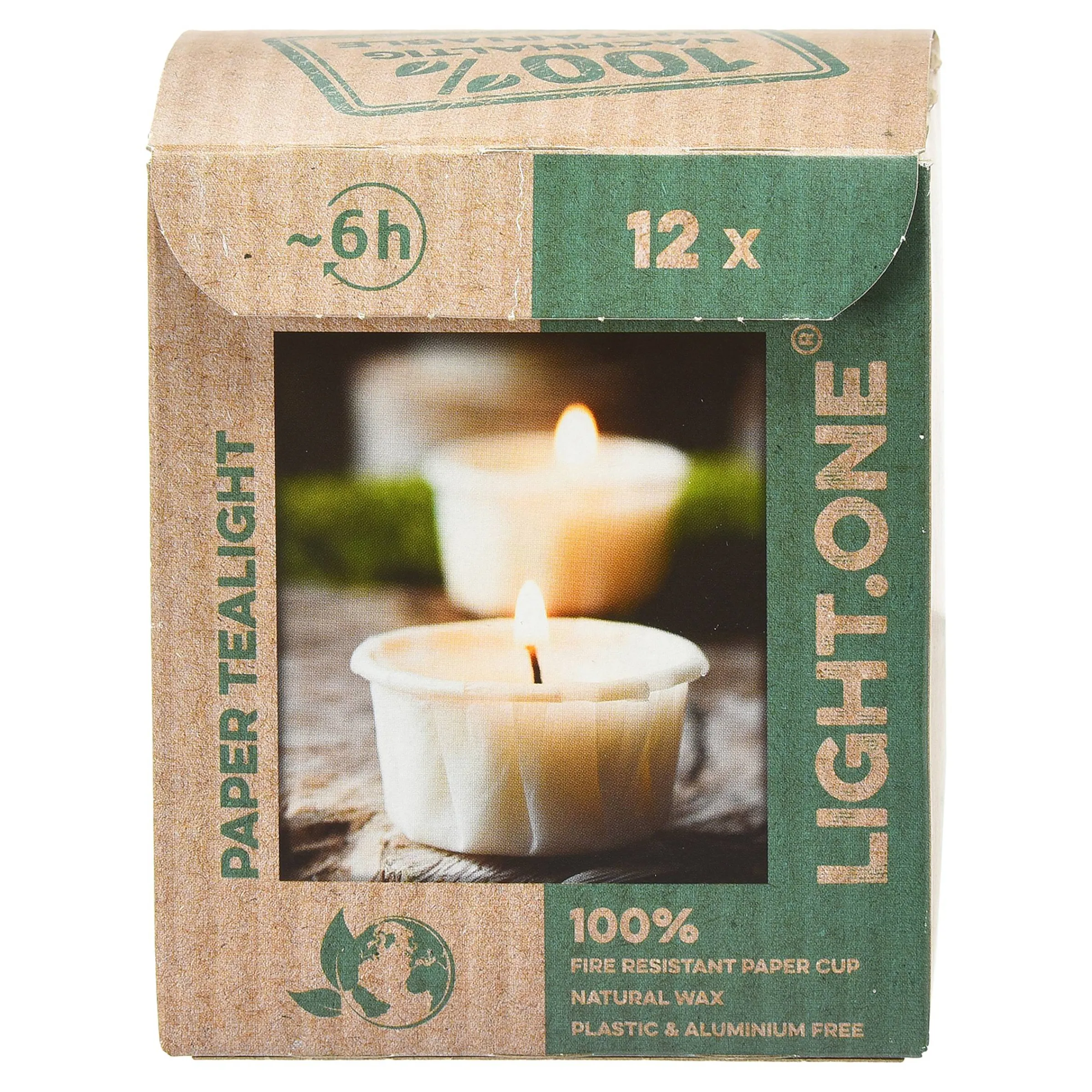 Depot Kerzen^Papier-Teelichter Light One