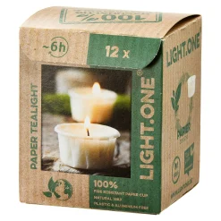 Depot Kerzen^Papier-Teelichter Light One