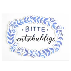 Depot Postkarte Entschuldige> Grußkarten