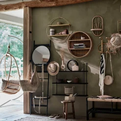 Depot Geschenkideen^Rattan-Wandgarderobe Flora