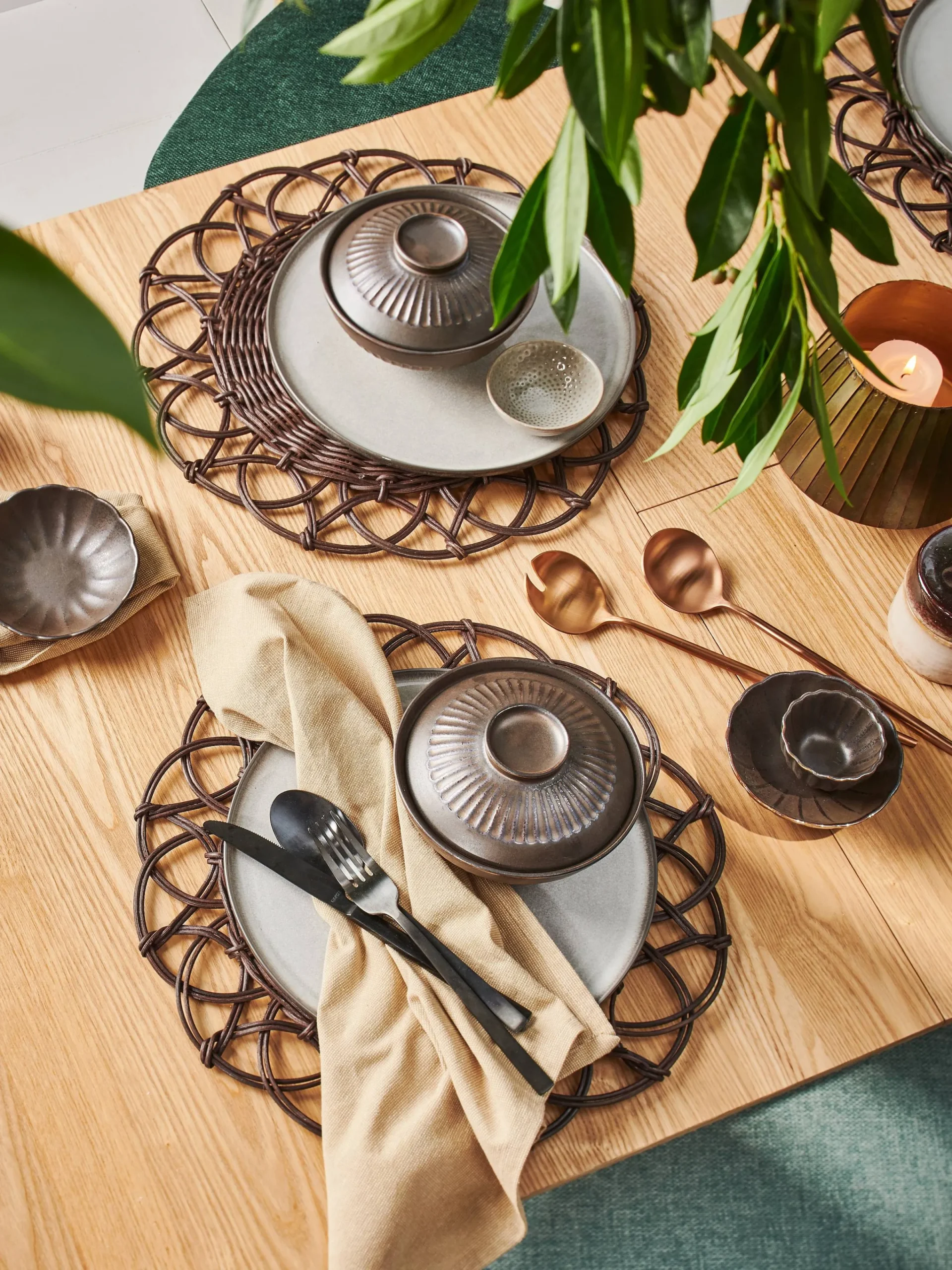 Depot Geschirr & Servieren^Salatbesteck-Set Copper