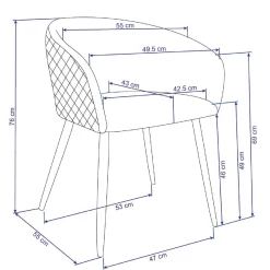 Depot Samt-Armlehnstuhl Anabell><noscript><img width=