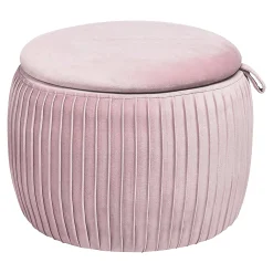 Depot Geschenkideen^Samt-Pouf Agnes Mit Stauraum