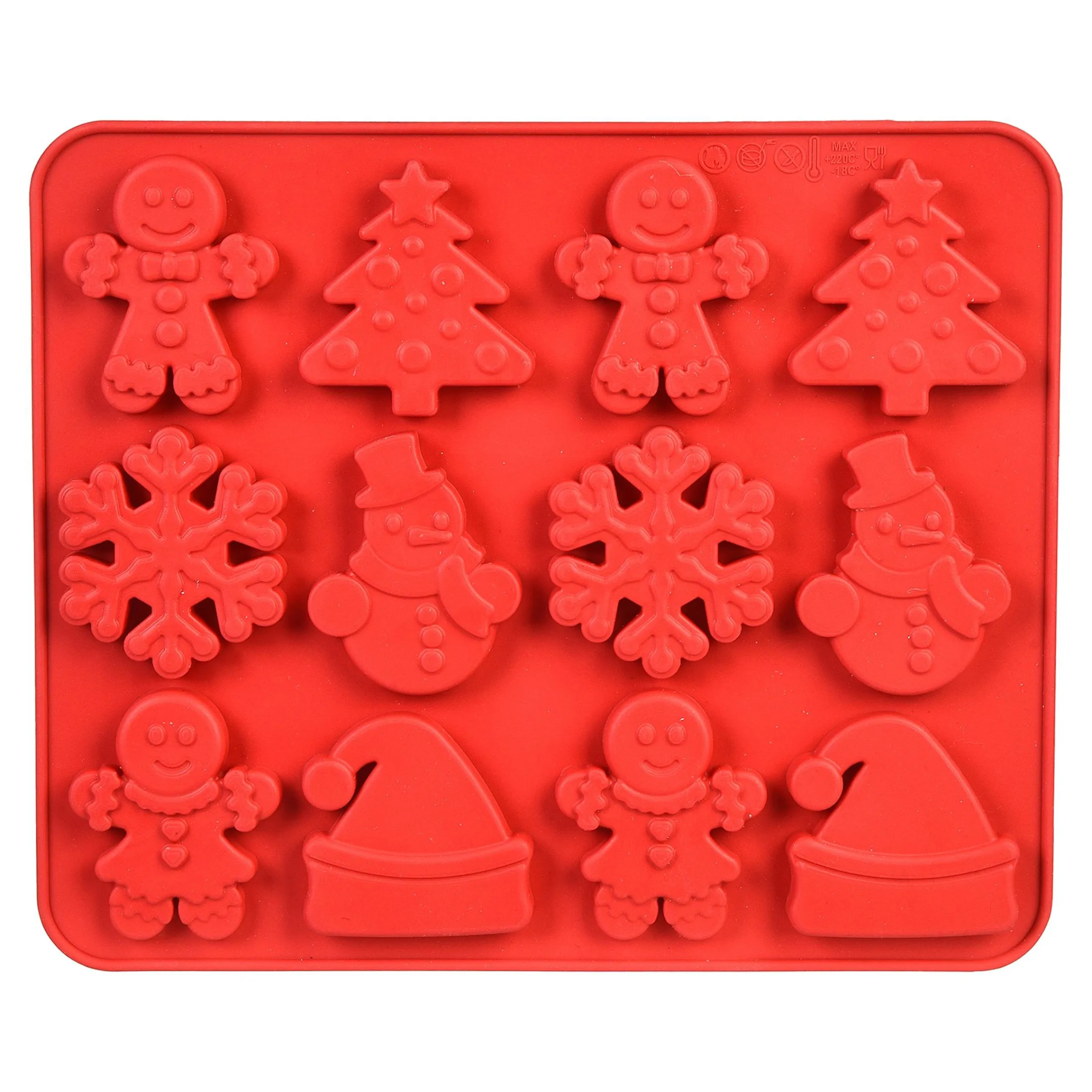 Depot Backutensilien^Silikon-Backform Xmas Chocolate