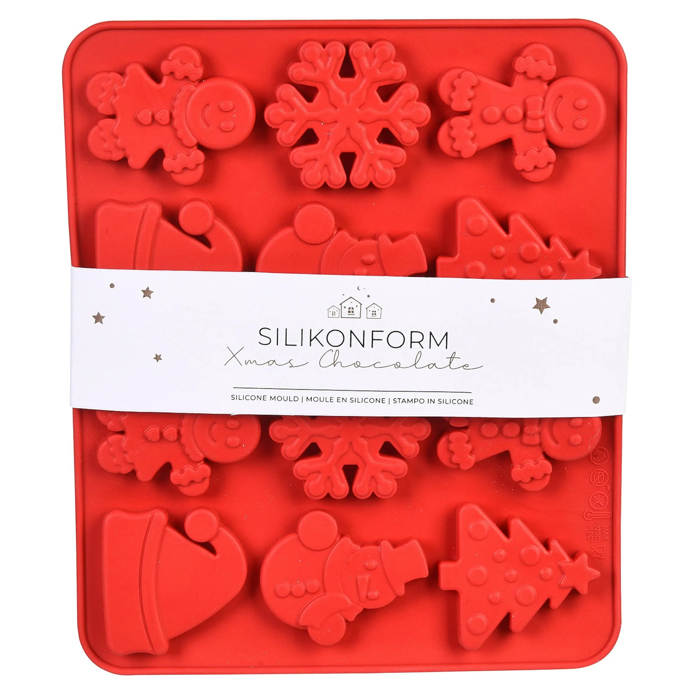 Depot Backutensilien^Silikon-Backform Xmas Chocolate
