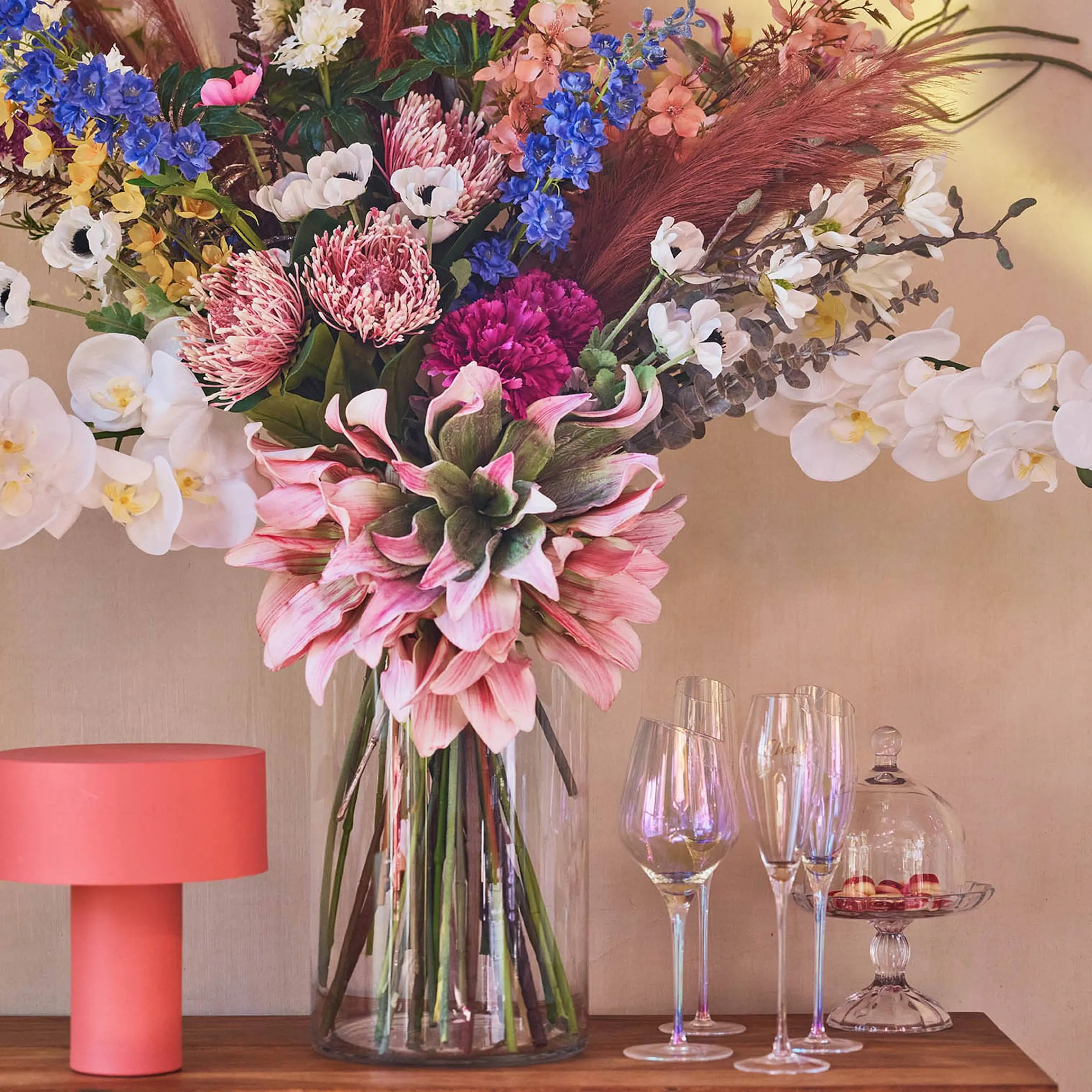 Depot Geschenkideen^Softflower-Kunstblume Protea