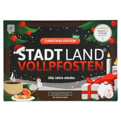 Depot Geschenkideen^Spiel Stadt Land Vollpfosten Christmas Edition