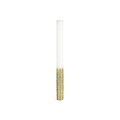 Depot Adventskerzen^Stabkerzen Gold Glitter