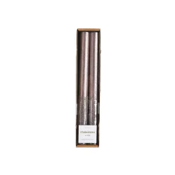 Depot Adventskerzen^Stabkerzen Metallic Granulat