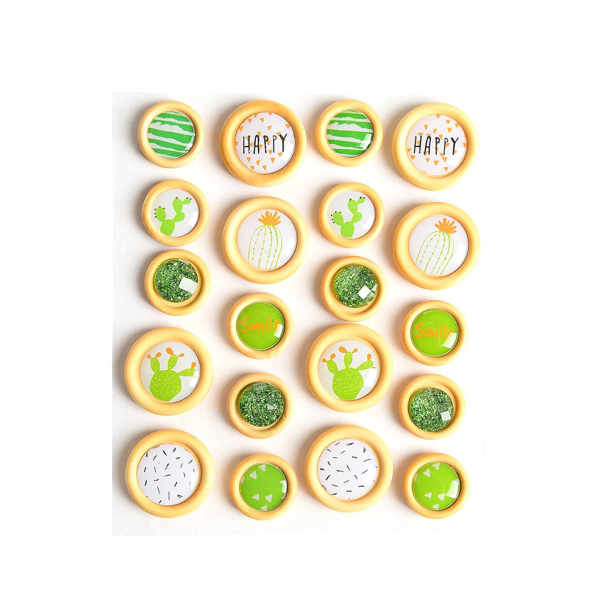 Depot Geschenkideen^Sticker-Set Kaktus