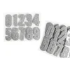 Depot Adventskalender^Sticker-Set Zahlen