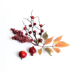 Depot Adventskranz-Deko^Streuartikel Beeren & Blatter