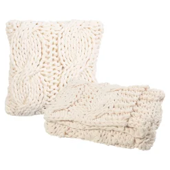 Depot Decken, Felle & Mehr^Strick-Kuschel-Set Braid
