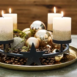 Depot Adventskerzen^Stumpenkerze Rustic