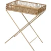 Depot Tablett-Beistelltisch Raffia> Beistelltische & Couchtische