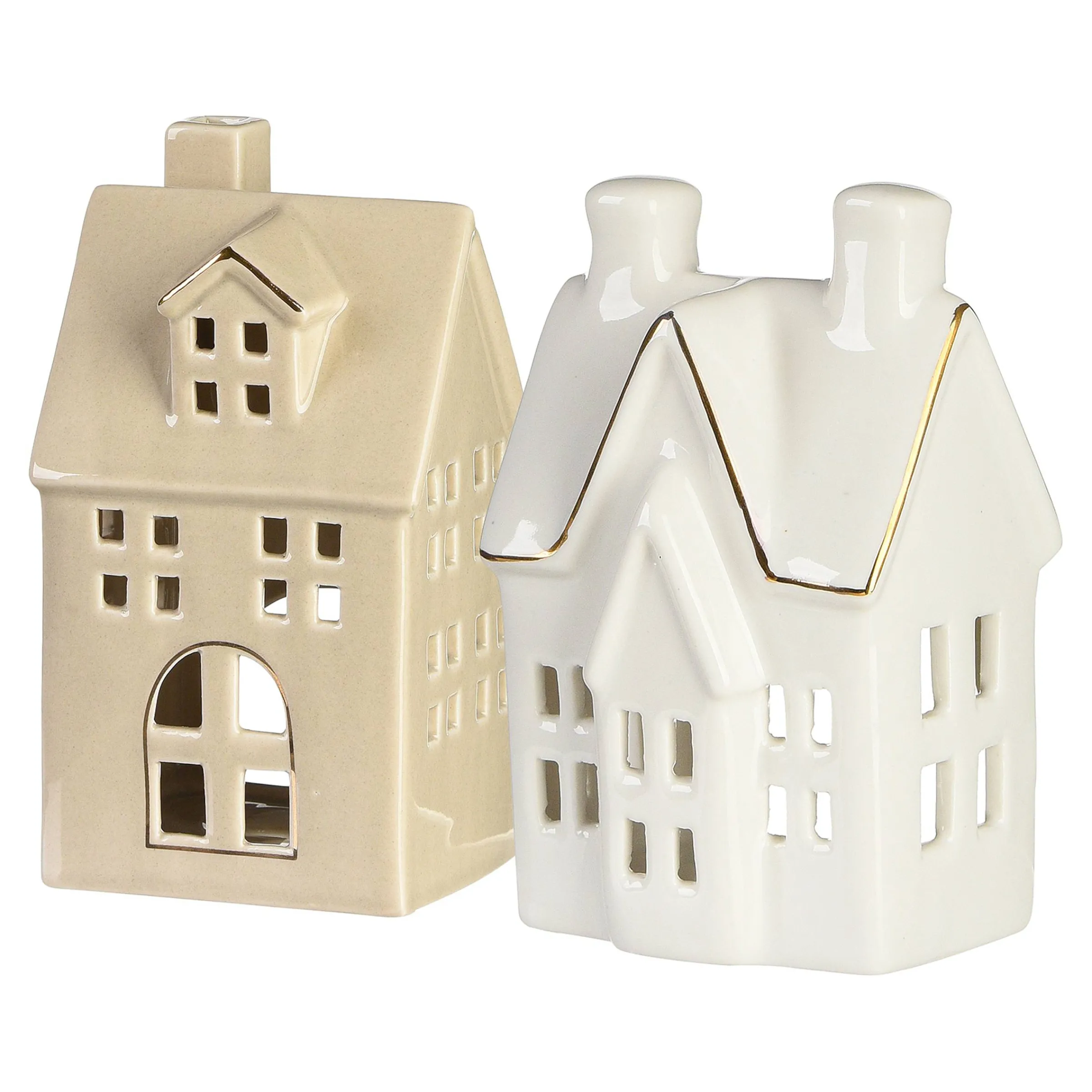Depot Deko-Figuren & Objekte^Teelichthalter-Set Haus