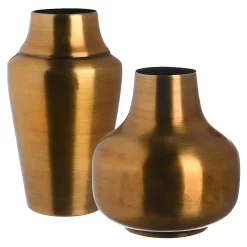 Depot Geschenkideen^Vasen-Set Metallic