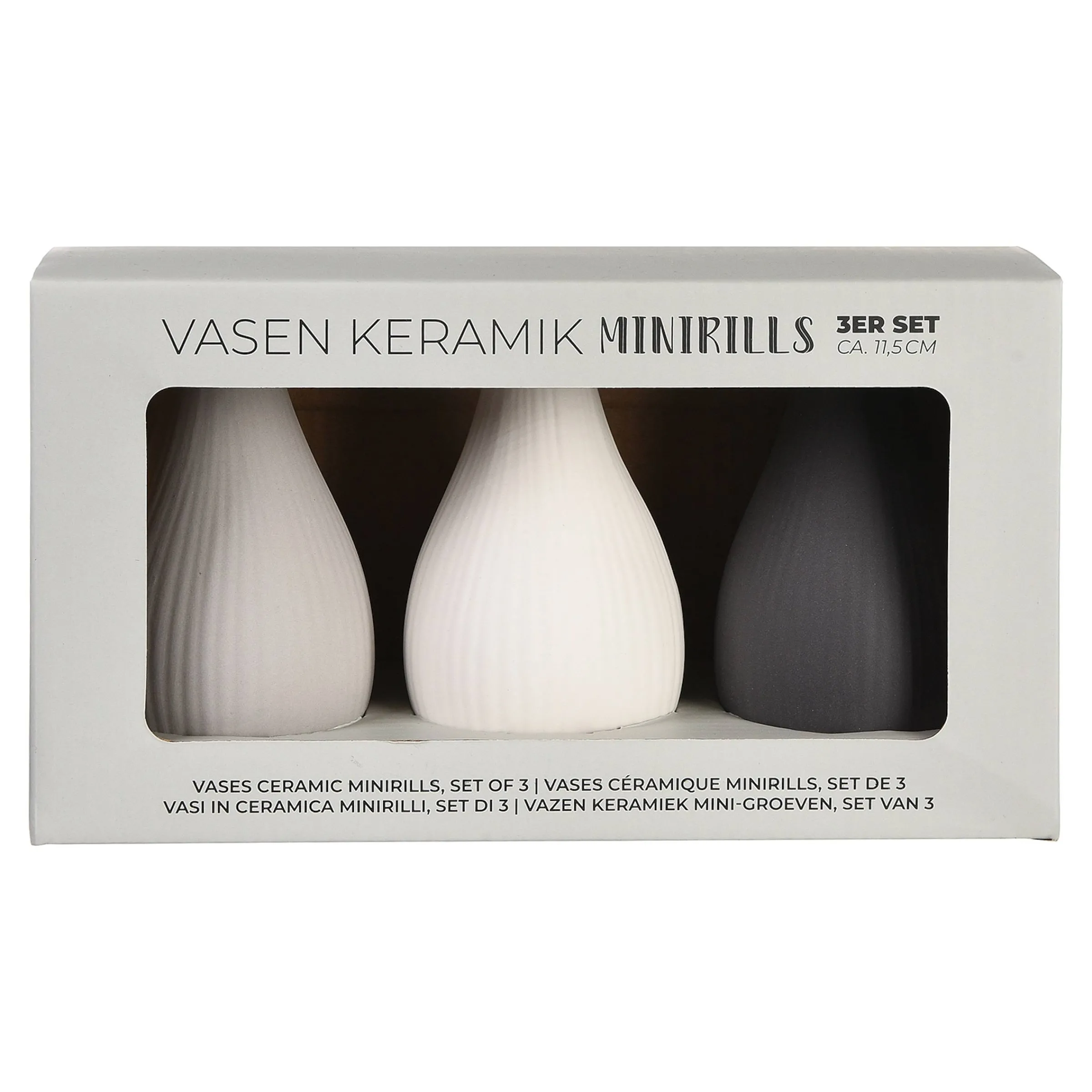Depot Geschenkideen^Vasen-Set Rills