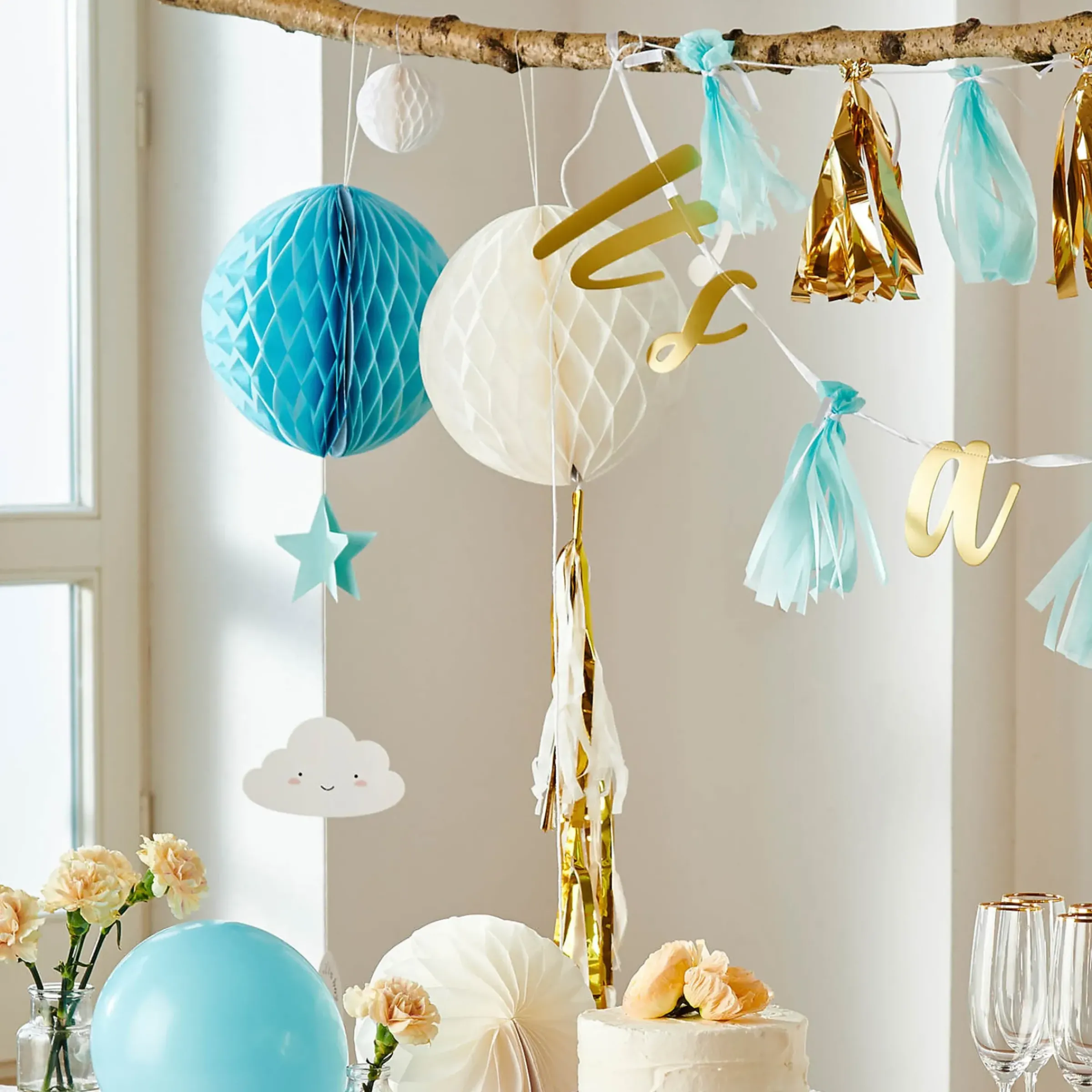 Depot Wabenball Mit Tassel> Partydeko