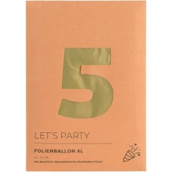 Depot Xl-Folienballon Nummer 5> Luftballons