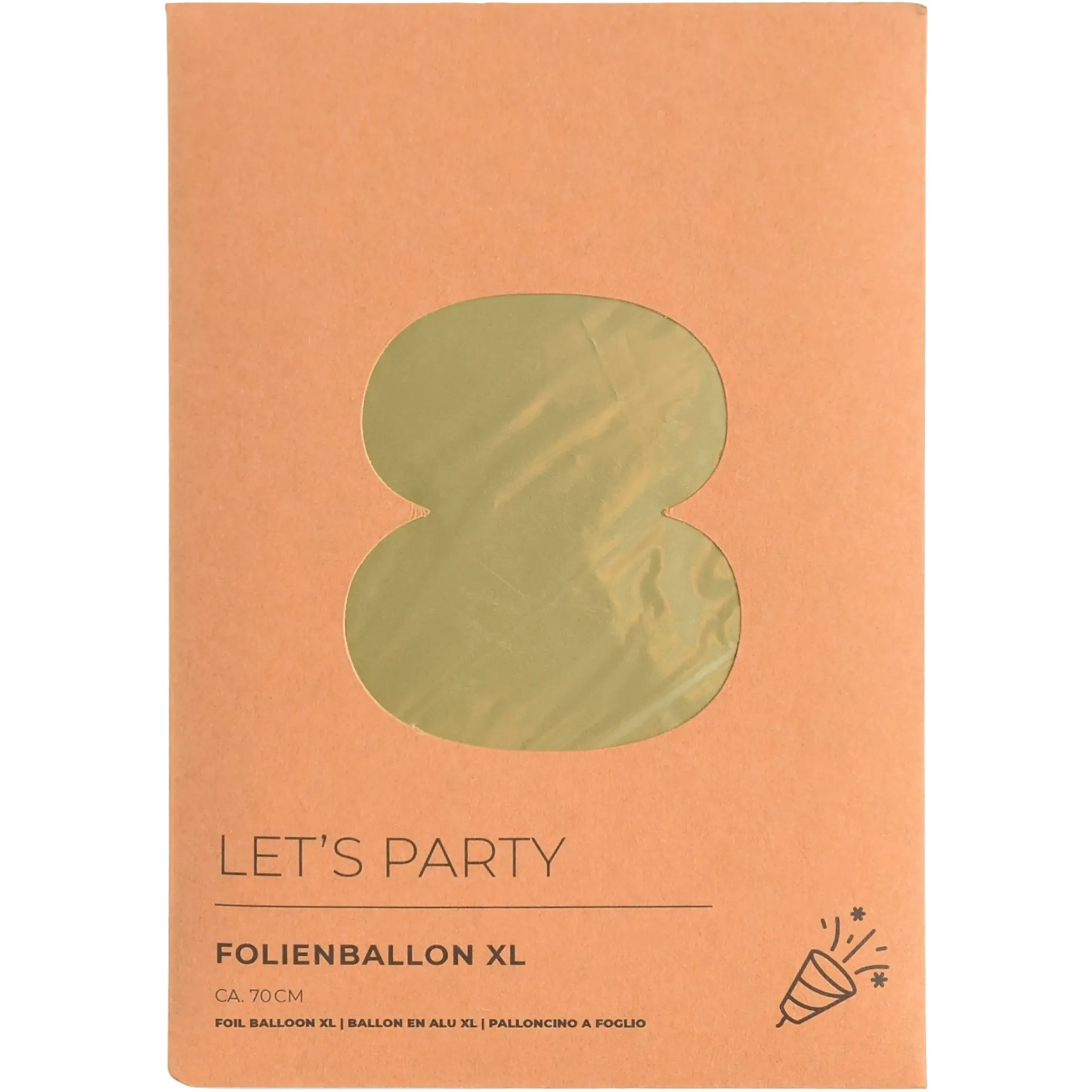 Depot Xl-Folienballon Nummer 8> Luftballons