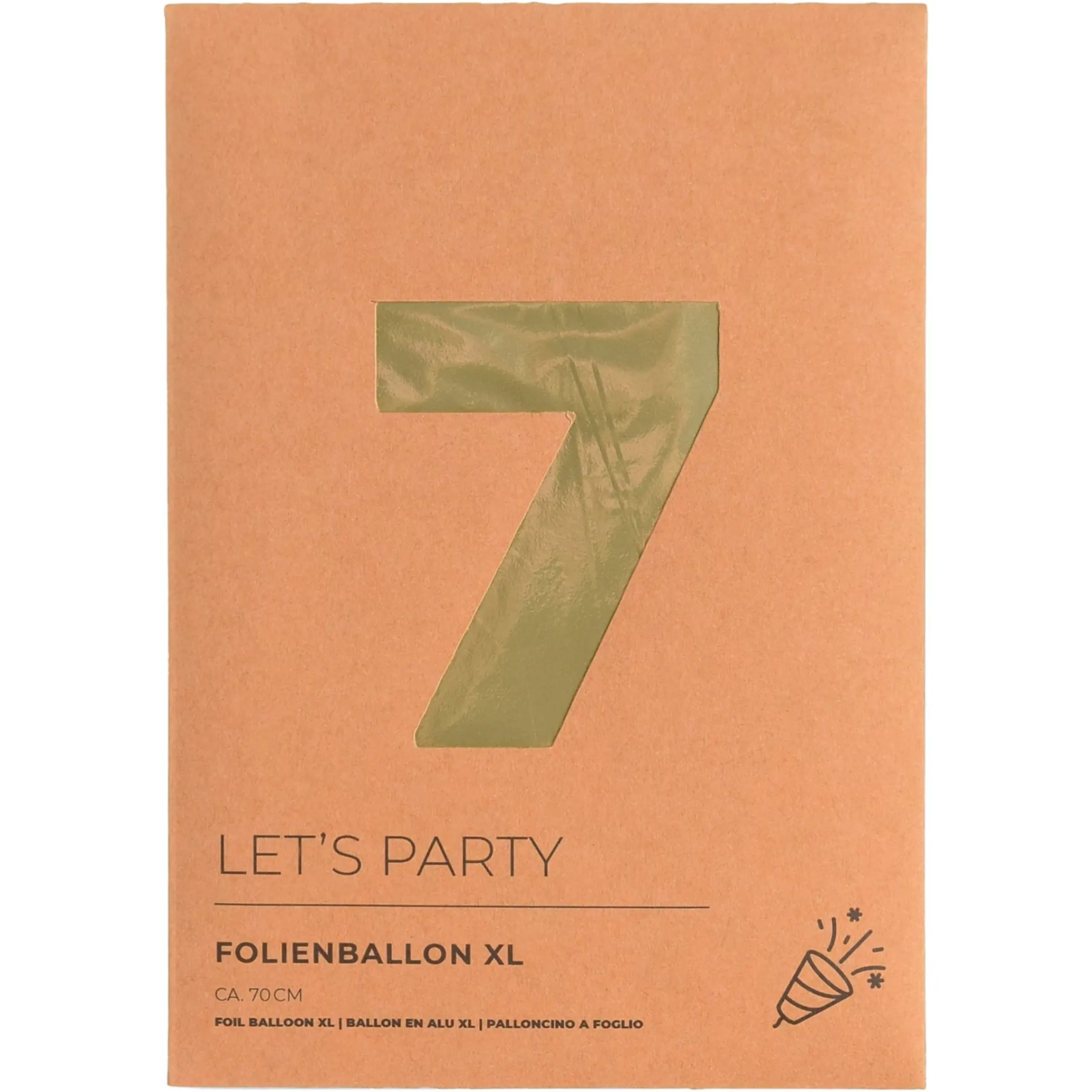 Depot Xl-Folienballon Nummer 7> Luftballons